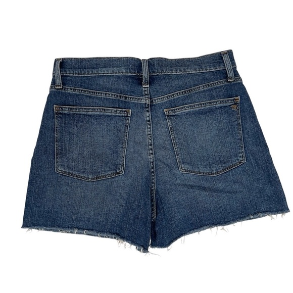 Madewell High rise Denim Frayed Hem Shorts Size 28 - Picture 2 of 10